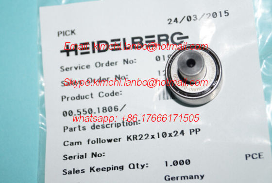 00.550.1806, original cam follower KR22x10x24PP,F-64986.04,bearing поставщик