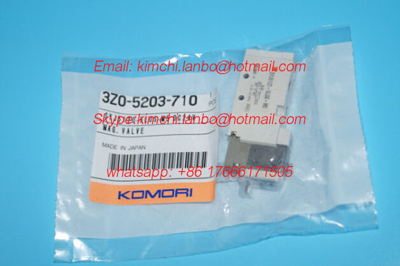 3Z0-5203-710,SYJ5120-5L0S-M5,Komori valve,Komori offset machines parts поставщик