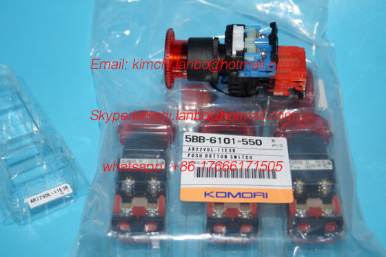 5BB-6101-550,Komori push button switch,Komori original switch,AR22VDL-11E3R поставщик