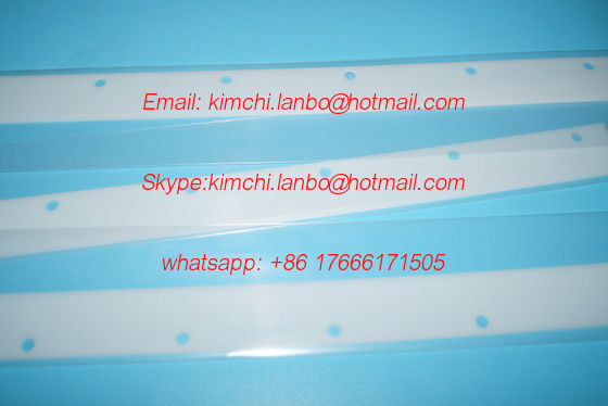 komori LS29 wash up blade,820*36*1mm,11 holes,komori LS29 plastic blades,high quality поставщик