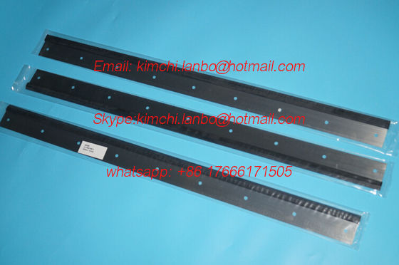PM74 wash up blade,PM74 rubber wash up blade,822*57*0.5mm,9 holes, high quality replacement поставщик