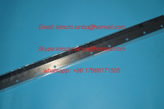komori L40 machines wash up blade komori wash up blade 1105x50x0.5mm 15 holes GOOD QUALITY поставщик