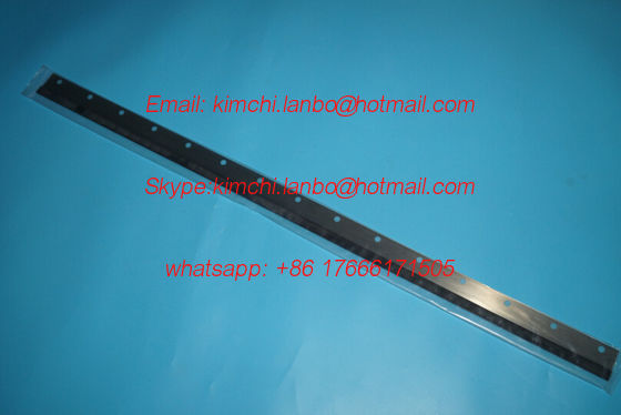 komori L40 machines wash up blade komori wash up blade 1105x50x0.5mm 15 holes GOOD QUALITY поставщик