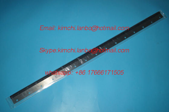 komori L40 machines wash up blade komori wash up blade 1105x50x0.5mm 15 holes GOOD QUALITY поставщик