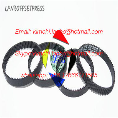 Gates 210HTD3M-9MM Roller drive belts V tip type offset printing machine belt поставщик