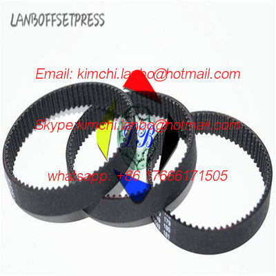 Gates 210HTD3M-9MM Roller drive belts V tip type offset printing machine belt поставщик